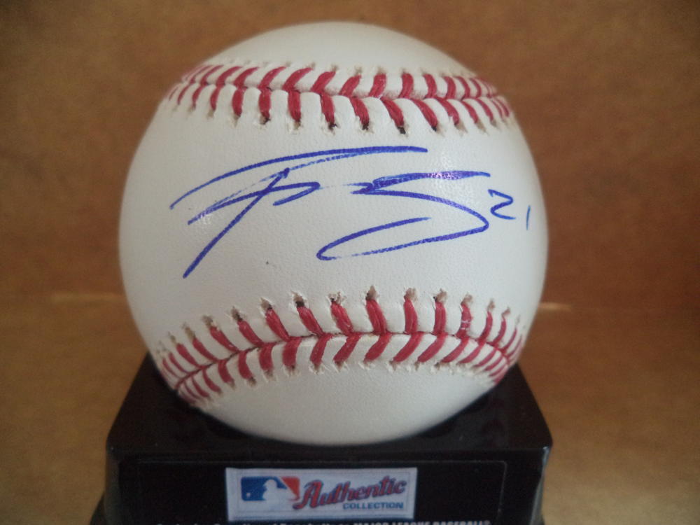 FRANKLIN GUTIERREZ DODGERS/MARINERS/INDIANS AUTOGRAPH SIGNED M.L. BASEBALL COA
