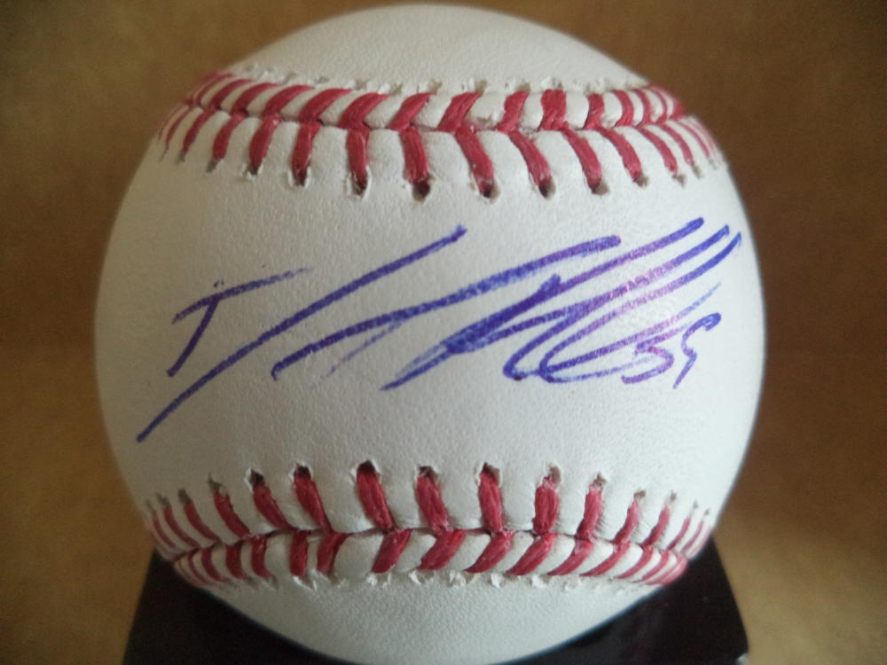 DAVID ROLLINS SEATTLE MARINERS SIGNED AUTOGRAPHED M.L. BASEBALL W/COA COLLECTIBLE MEMORABILIA