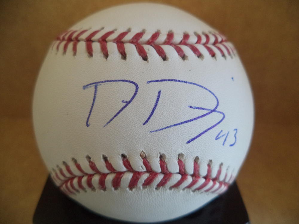 DAVE DUNNING CHICAGO WHITE SOX SIGNED AUTOGRAPHED M.L. BASEBALL W/COA
