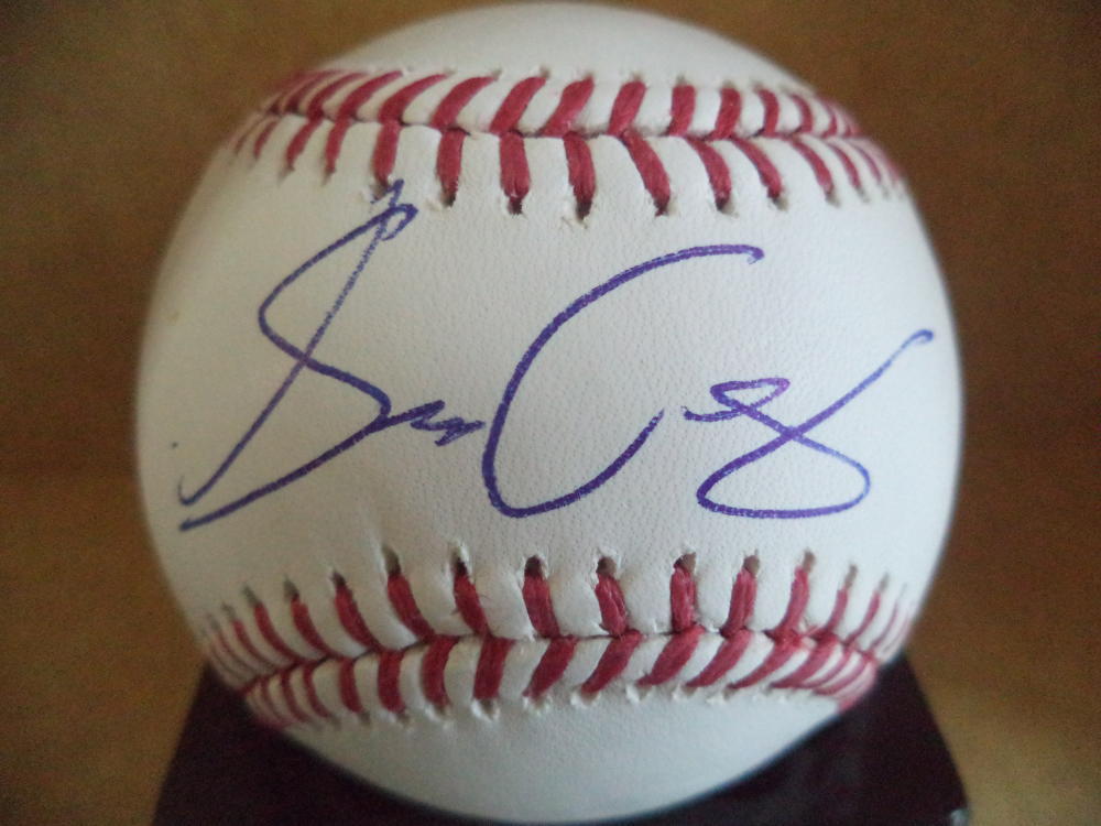 SETH CORRY SAN FRANCISCO GIANTS AUTOGRAPHED SIGNED M.L. BASEBALL W/COA
