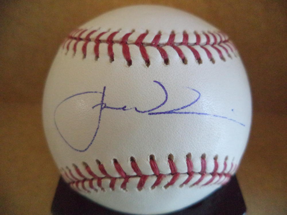 JEROME WILLIAMS ANGELS/PHILLIES/GIANTS AUTOGRAPHED SIGNED M.L. BASEBALL W/COA
