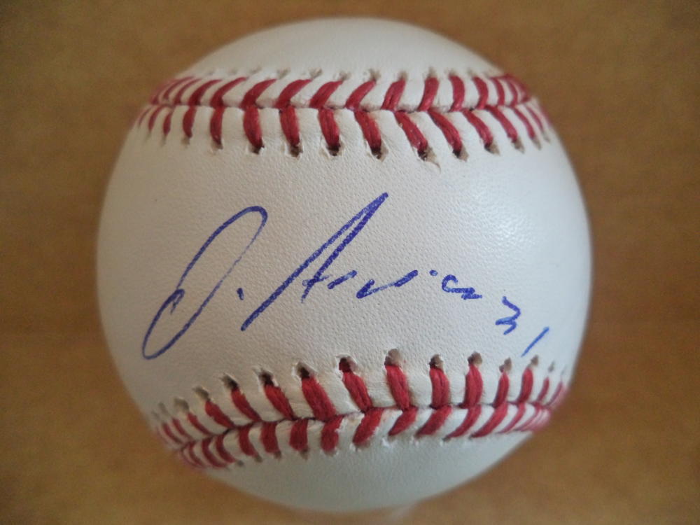 OSWALDO ARCIA TWINS/RAYS/PADRES SIGNED AUTOGRAPHED M.L. BASEBALL W/COA

