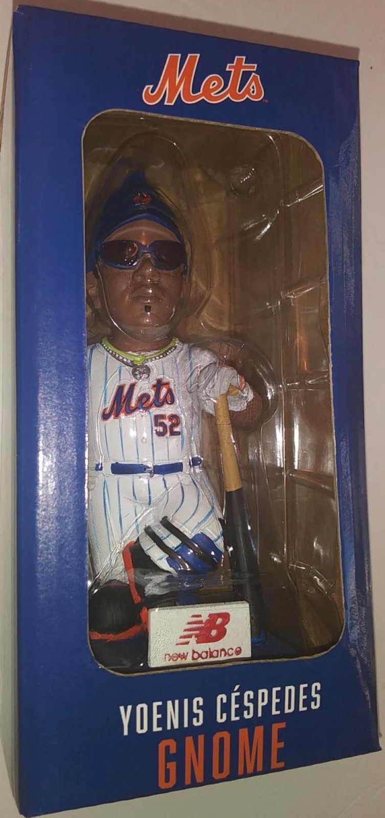 YOENIS CESPEDES 2018 NEW YORK METS STADIUM GIVEAWAY BOBBLEHEAD METS COLLECTIBLE MEMORABILIA