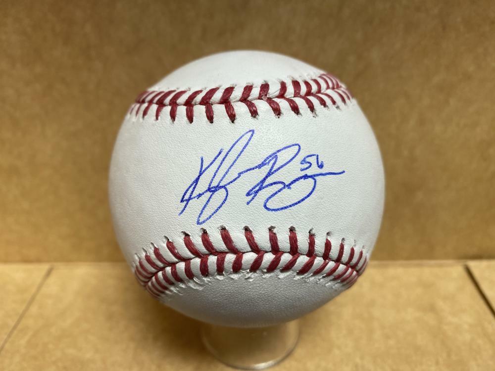 KYLE RYAN DETROIT TIGERS/CUBS SIGNED AUTOGRAPHED M.L. BASEBALL W/ COA
