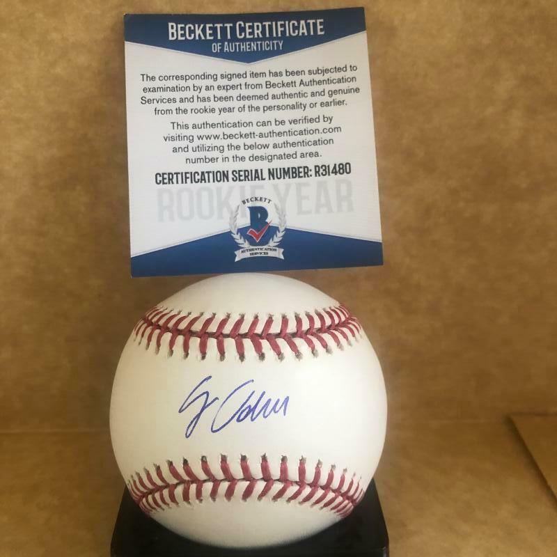 JO ADELL ANAHEIM ANGELS ROOKIE YEAR SIGNED AUTOGRAPHED M.L. BASEBALL BECKETT R31
