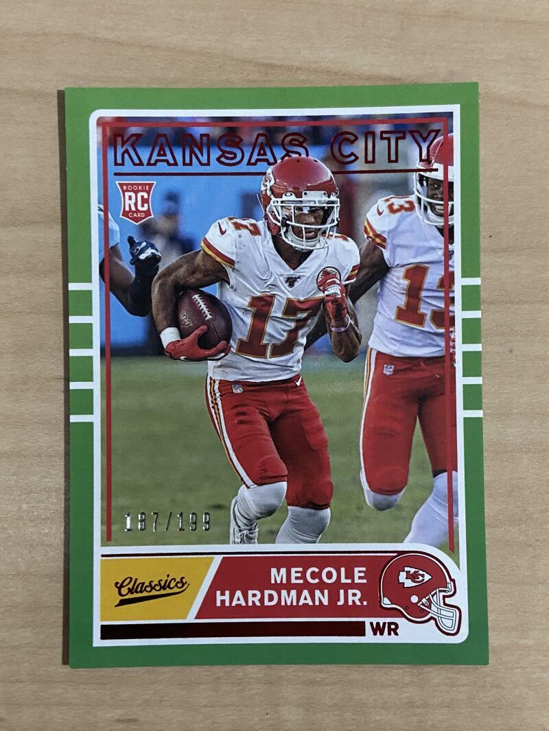 2019 PANINI CHRONICLES CLASSIC MECOLE HARDMAN JR. CHIEFS ROOKIE /199
