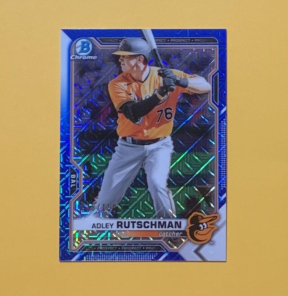 2021 BOWMAN CHROME MEGA BOX ADLEY RUTSCHMAN /150 #BCP-241 ORIOLES

