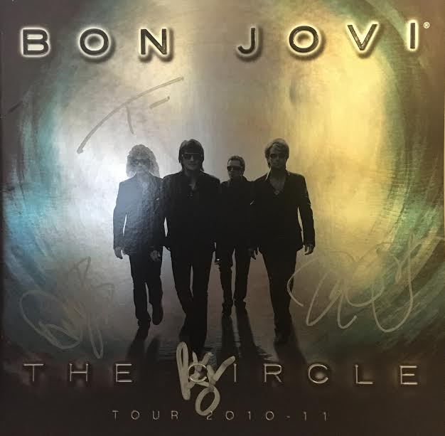 BON JOVI Signed Autograph The Circle Tour Book 2010-11 JSA LOA
