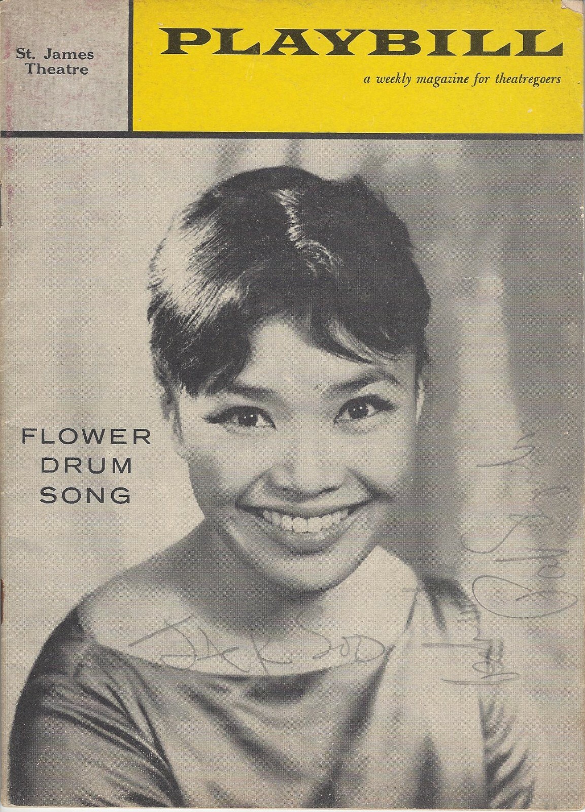 JACK SOO PAT SUZUKI Signed Autograph Flower Drum Song Playbill JSA LOA
