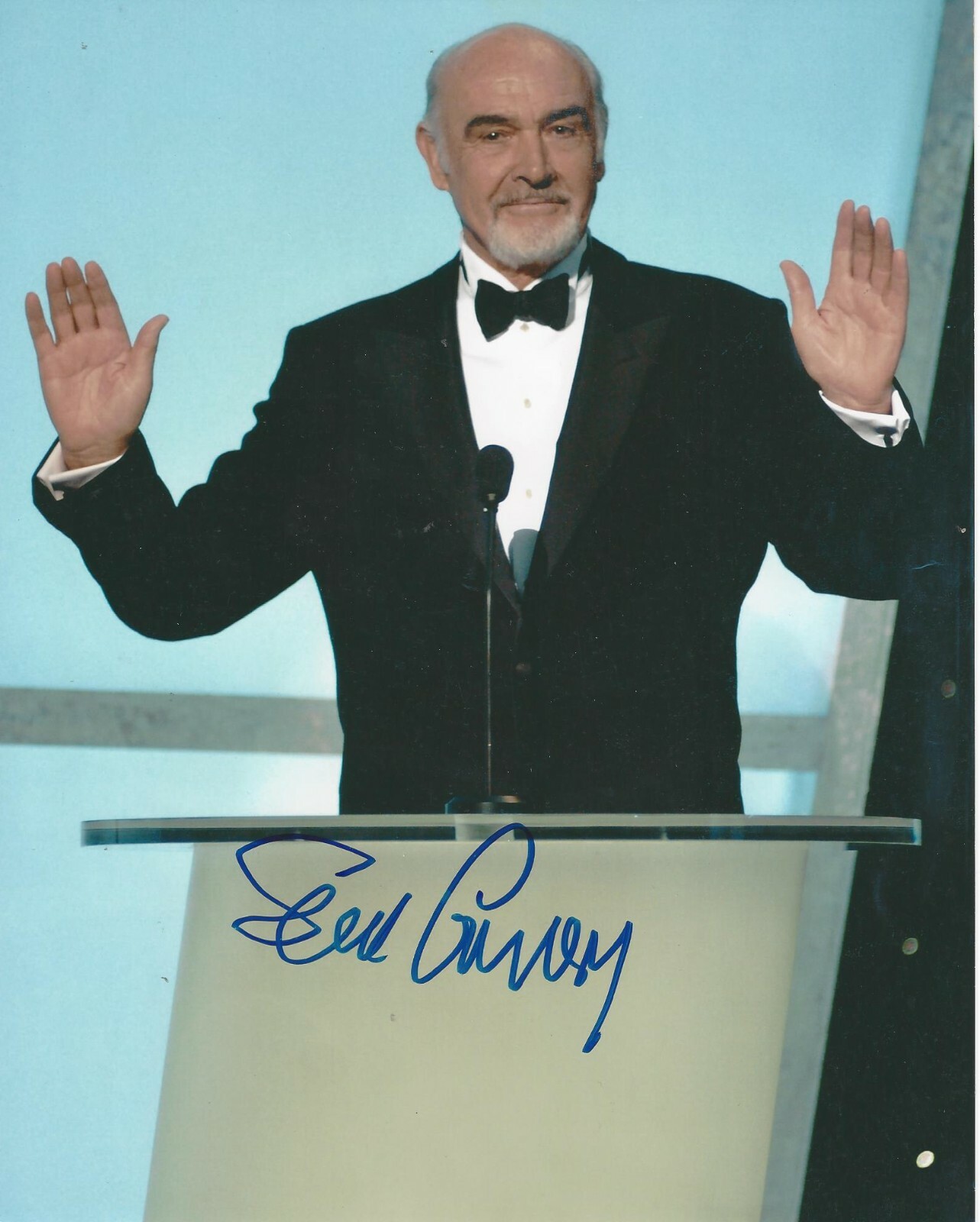 SEAN CONNERY Signed Autograph 8x10 Photo Oscars JSA LOA
