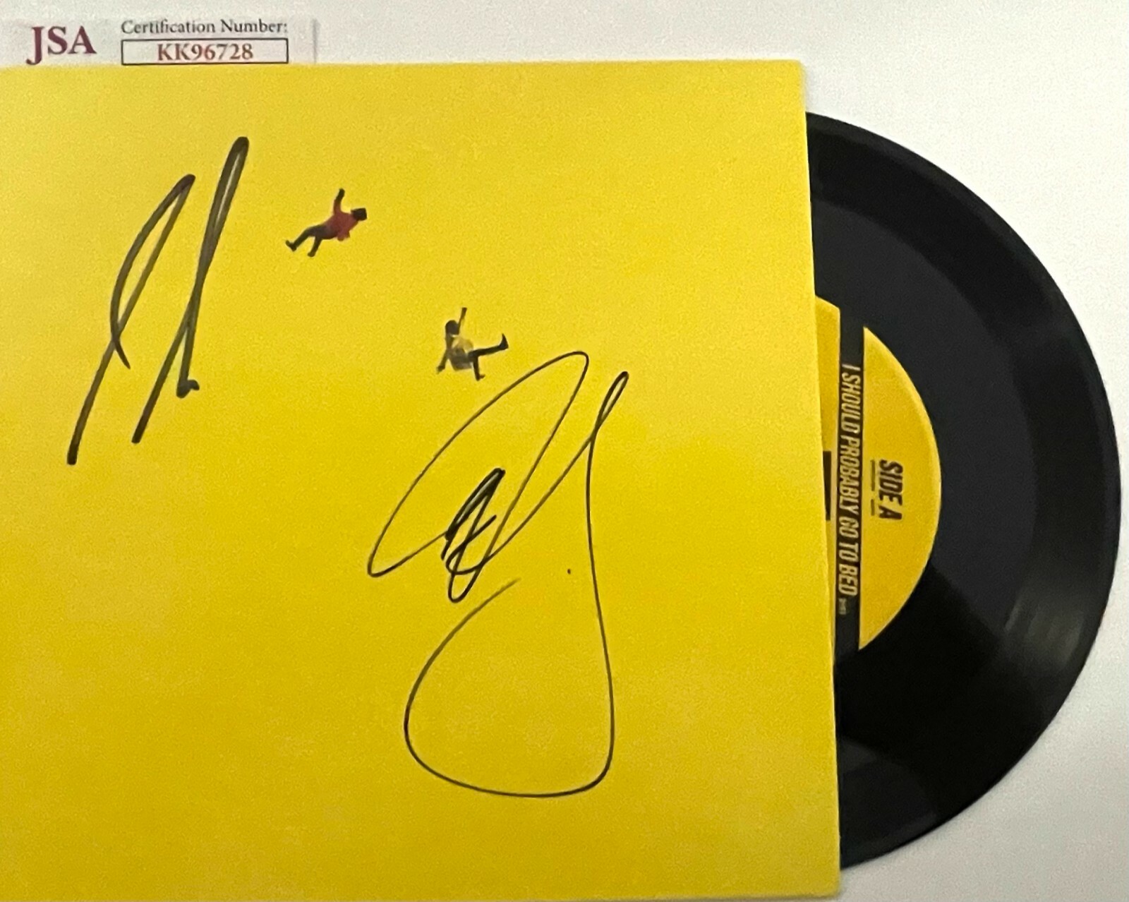 DAN and SHAY Signed 45 Record Sleeve 