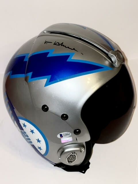 VAL KILMER Signed Autograph Top Gun Helmet Iceman Beckett COA
