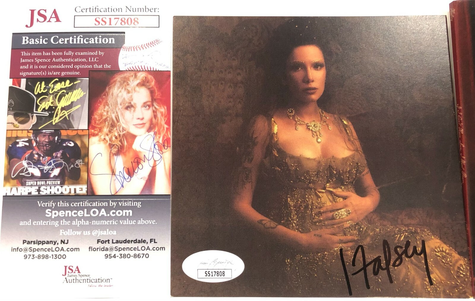 HALSEY Signed Autograph CD Insert JSA COA
