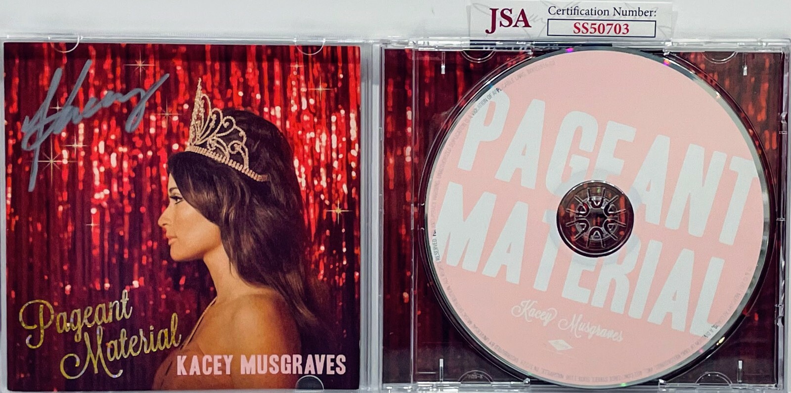 KACEY MUSGRAVES Signed Autograph 