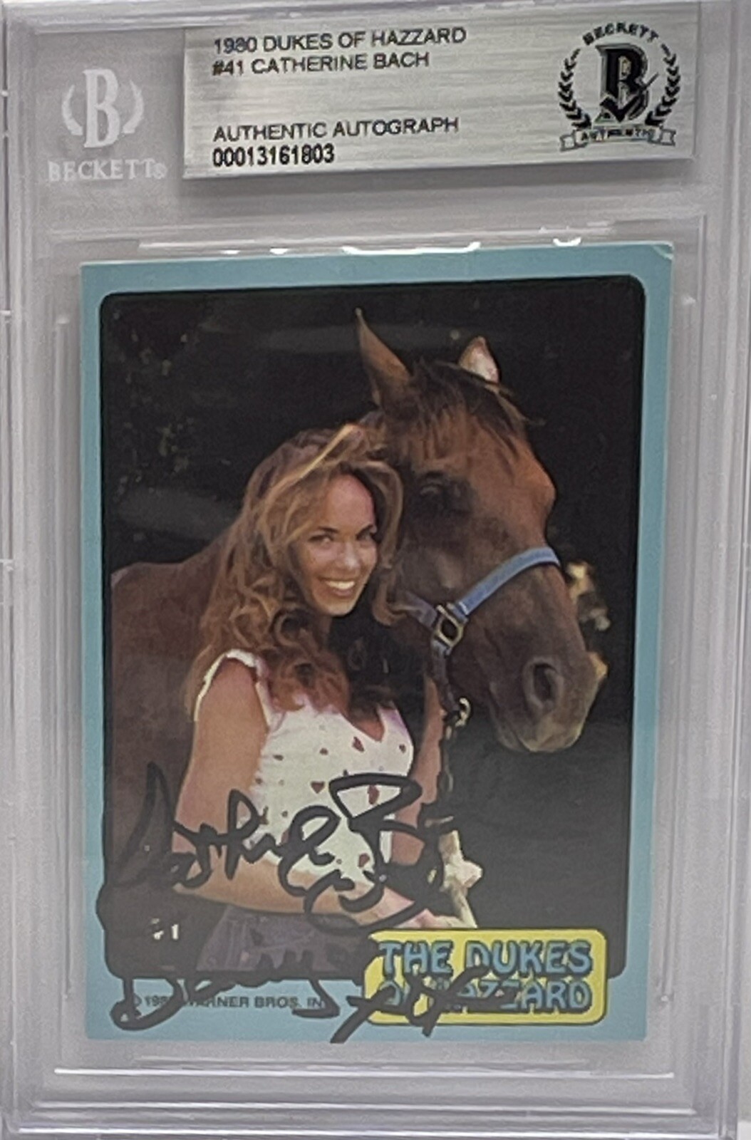 CATHERINE BACH Signed Autograph Slabbed Daisy #41 Dukes of Hazzard Beckett
