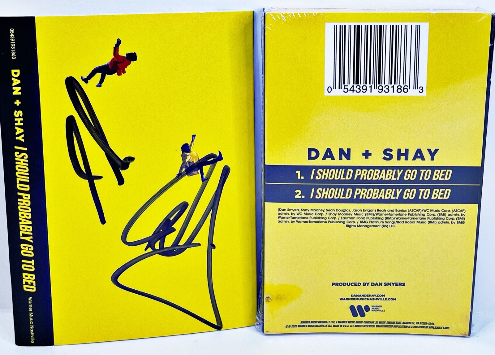 DAN AND SHAY Signed Autograph Cassette 