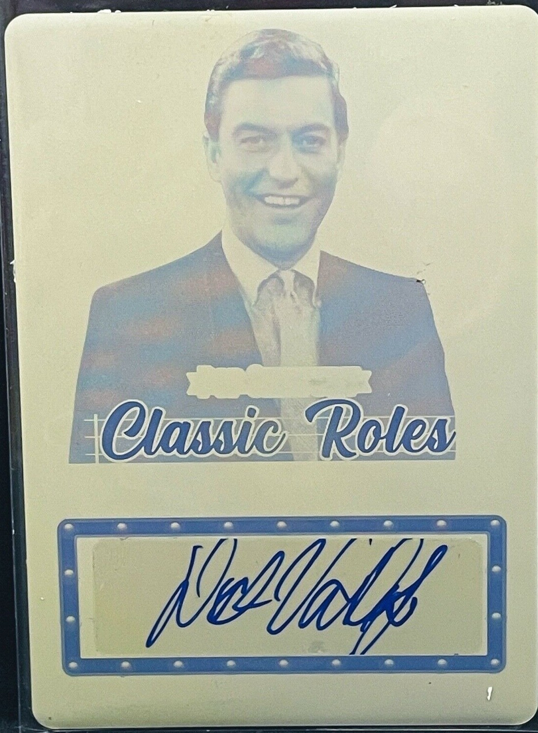 DICK VAN DYKE 2020 Leaf Metal Pop Century Auto 1 of 1 Printing Plate Signed card
