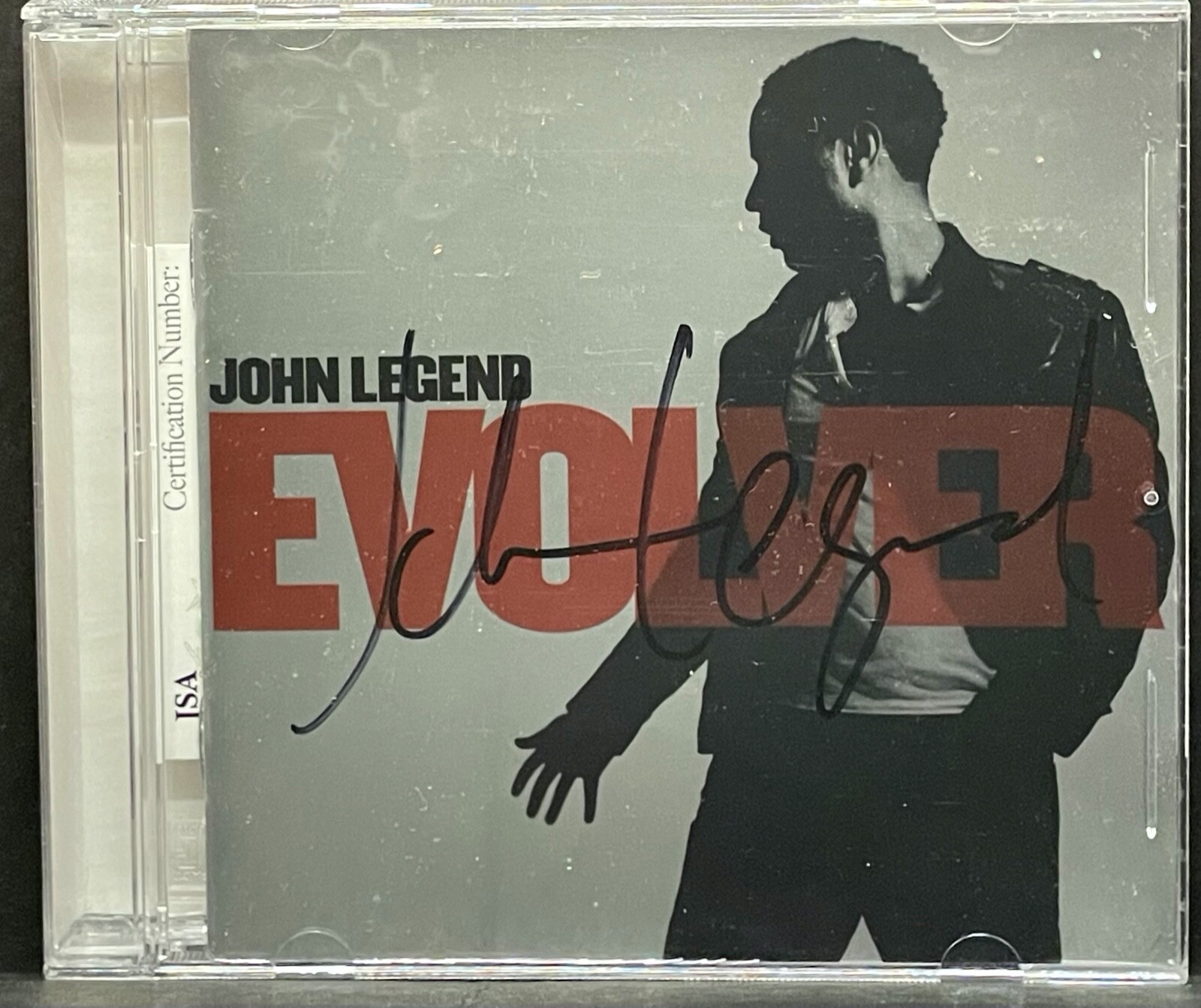 JOHN LEGEND SIGNED AUTOGRAPH “EVOLVER” CD SILVER JOA COLLECTIBLE MEMORABILIA