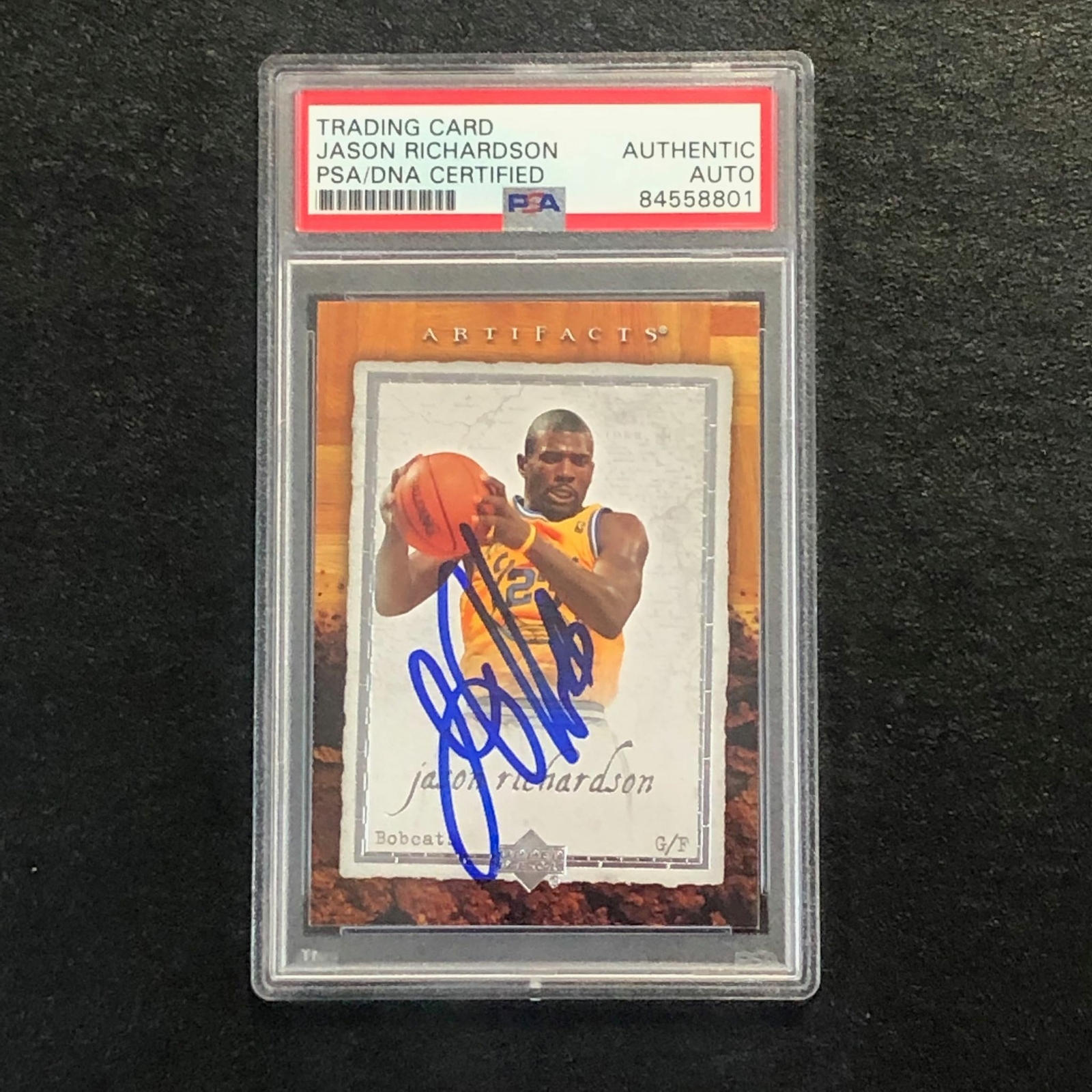 2007-08 ARTIFACTS BASKETBALL #30 JASON RICHARDSON SIGNED CARD AUTO PSA SLABBED B COLLECTIBLE MEMORABILIA