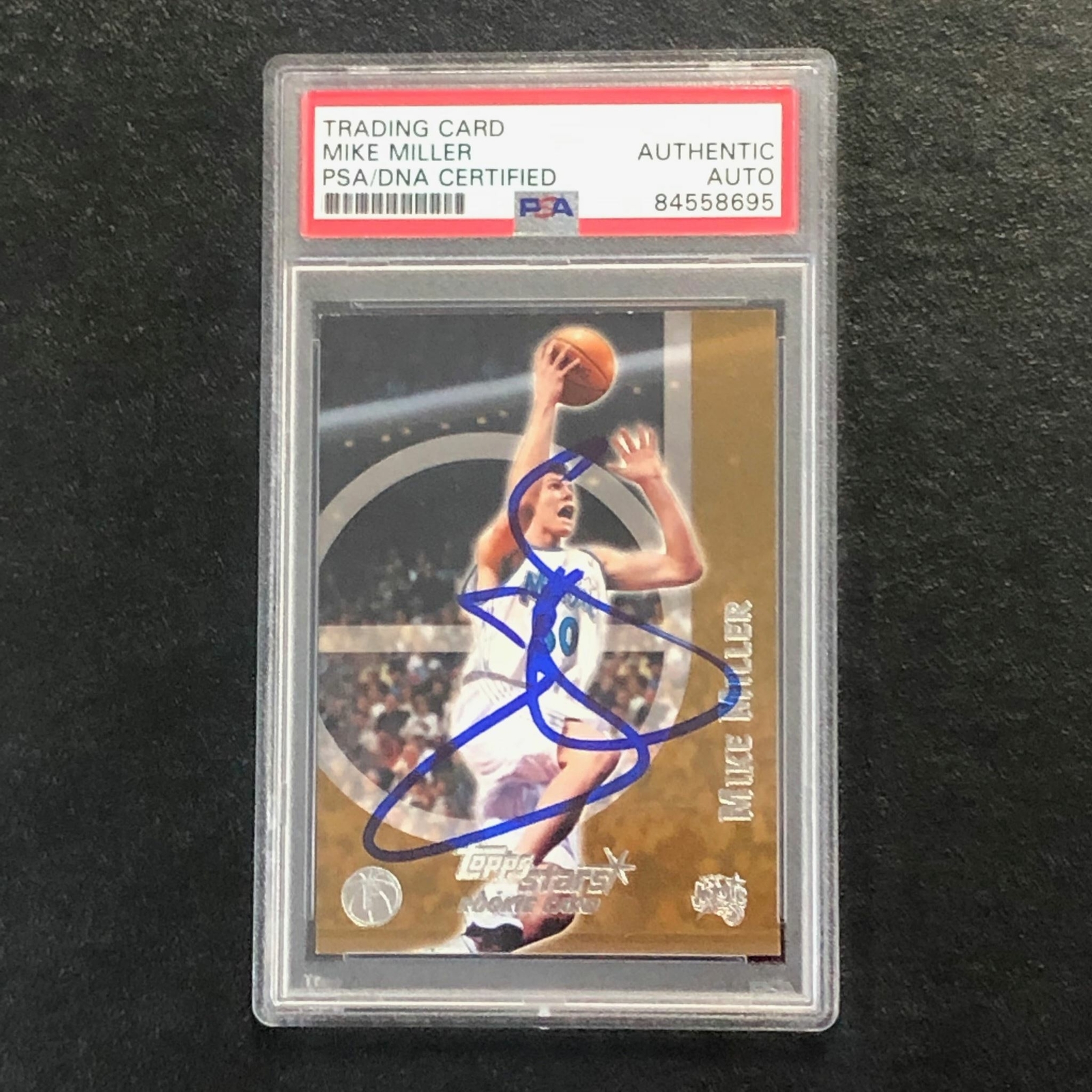 2000-01 Topps Stars #106 Mike Miller Signed Card AUTO PSA Slabbed RC Magic

