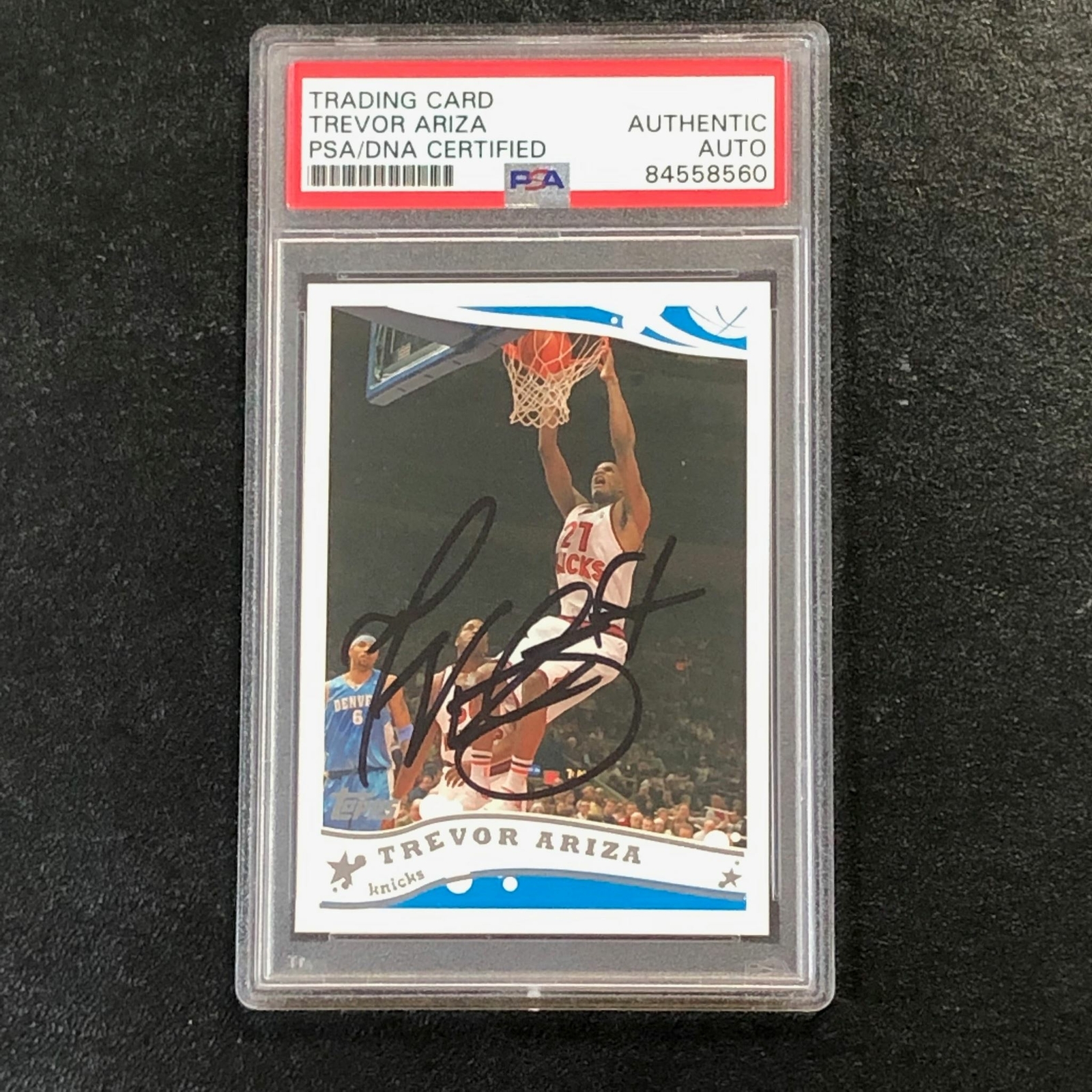 2005 Topps #207 Trevor Ariza Signed Card AUTO PSA Slabbed Knicks
