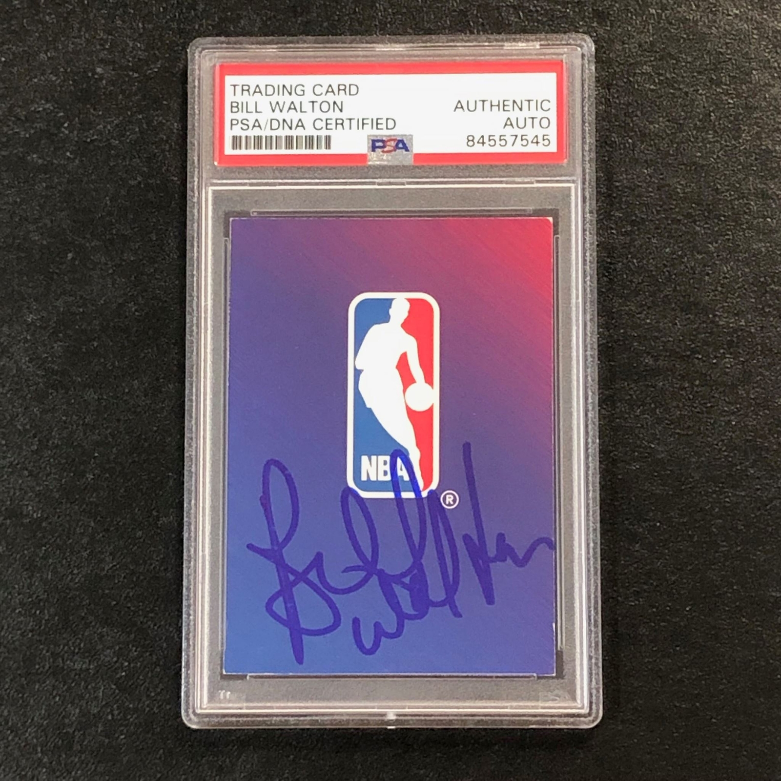 1994-95 SkyBox #420 Bill Walton Signed Card AUTO PSA Slabbed Trail Blazers
