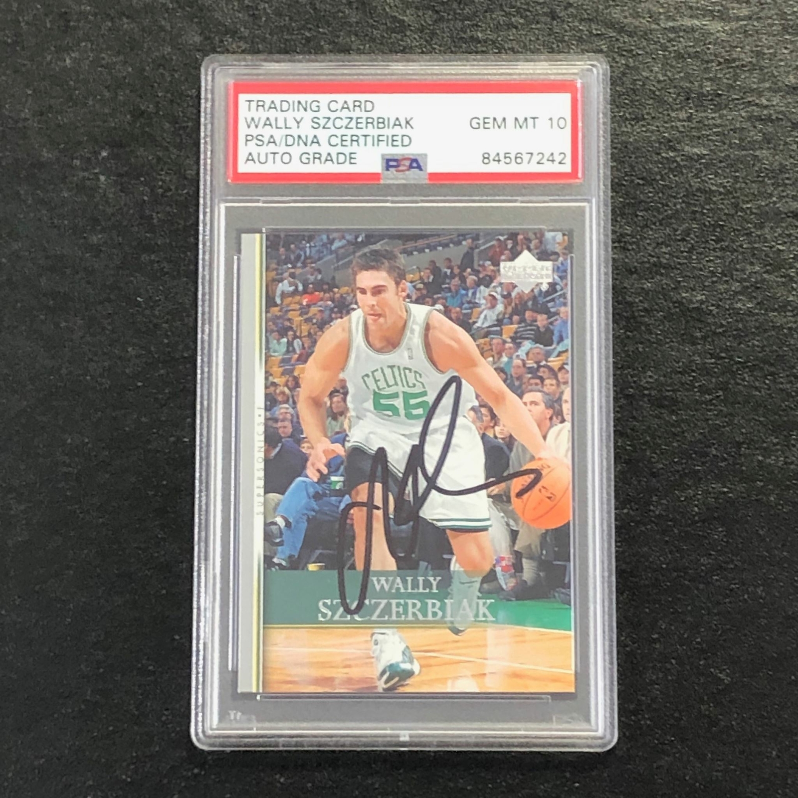 2007-08 UPPER DECK FIRST EDITION #88 WALLY SZCZERBIAK SIGNED CARD AUTO 10 PSA SL COLLECTIBLE MEMORABILIA