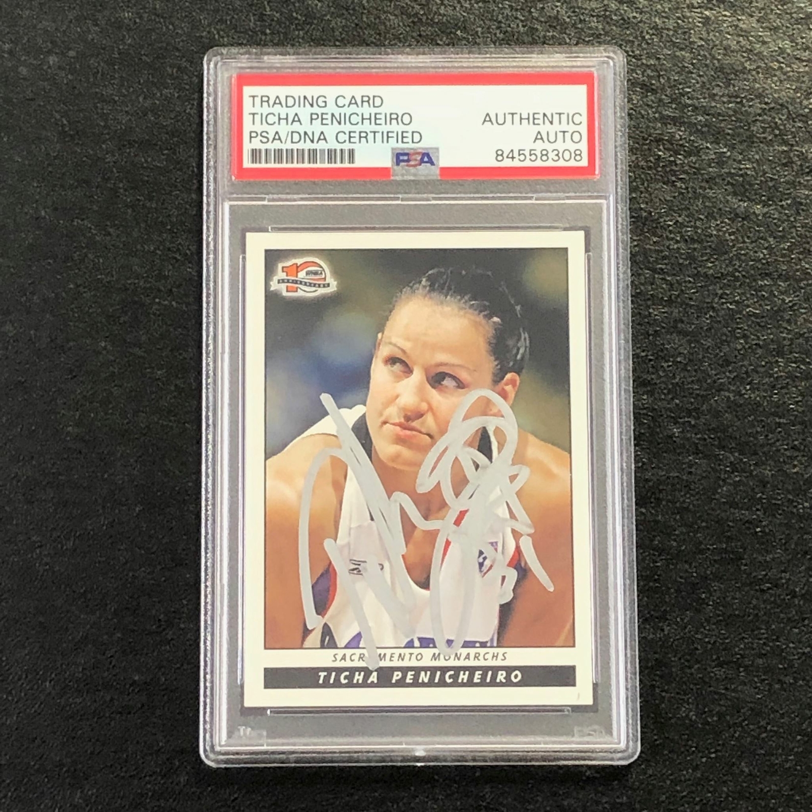 2006 Rittenhouse WNBA #68 Ticha Penicheiro Signed Card AUTO PSA/DNA Slabbed Mona