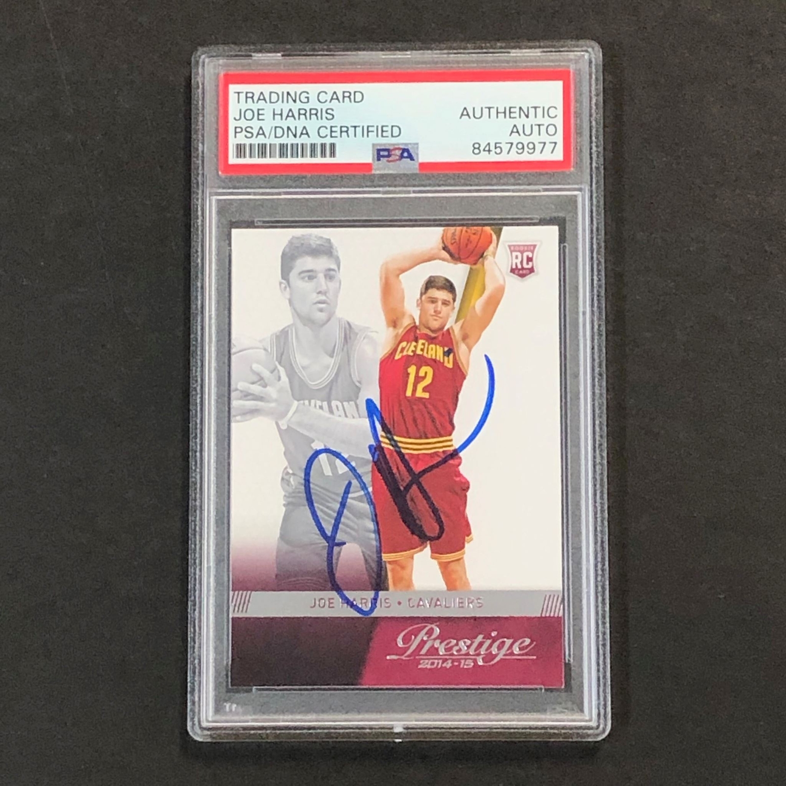 2014-15 PANINI PRESTIGE #188 Joe Harris Signed Card AUTO PSA Slabbed RC Cavalier