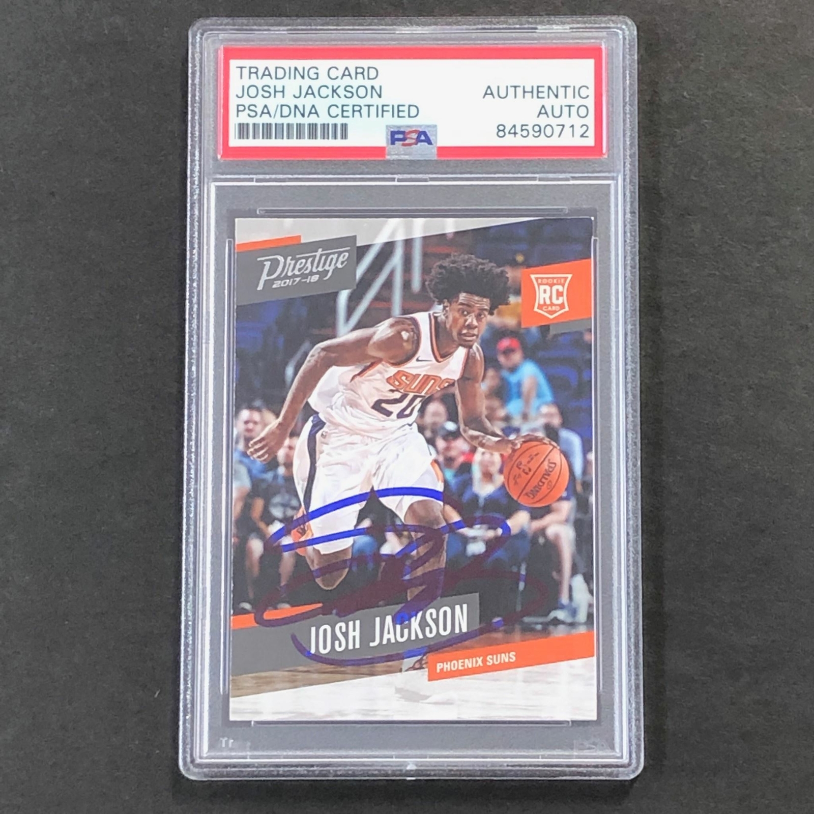 2017 Panini Prestige #154 Josh Jackson Signed Rookie Card AUTO PSA Slabbed RC Su