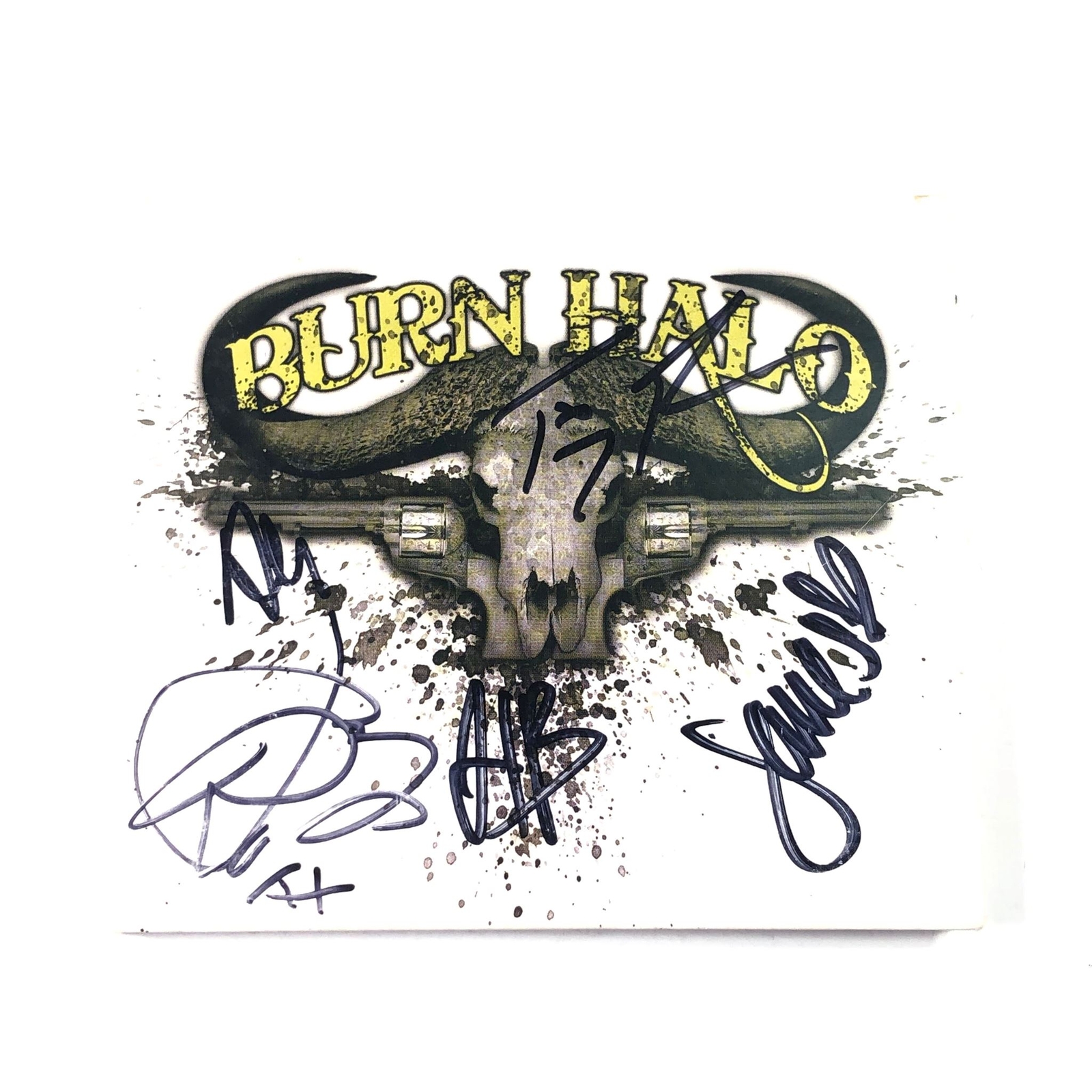 Burn Halo Signed CD Cover PSA/DNA Autographed