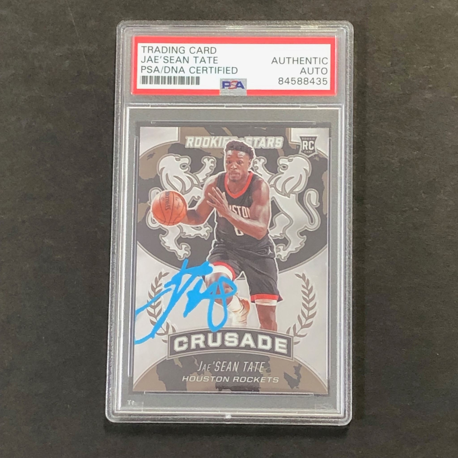 2020-21 Crusade Rookies & Stars #517 JAE'SEAN TATE Signed Card AUTO PSA Slabbed