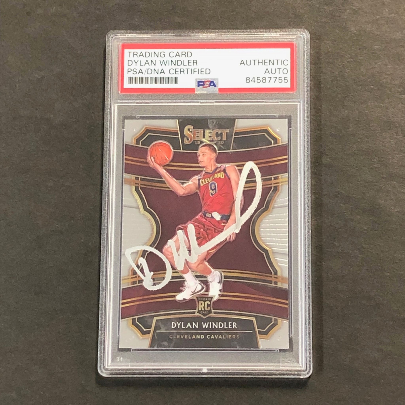 2019 Panini Select #2 Dylan Windler Signed Card AUTO PSA Slabbed RC Cavaliers