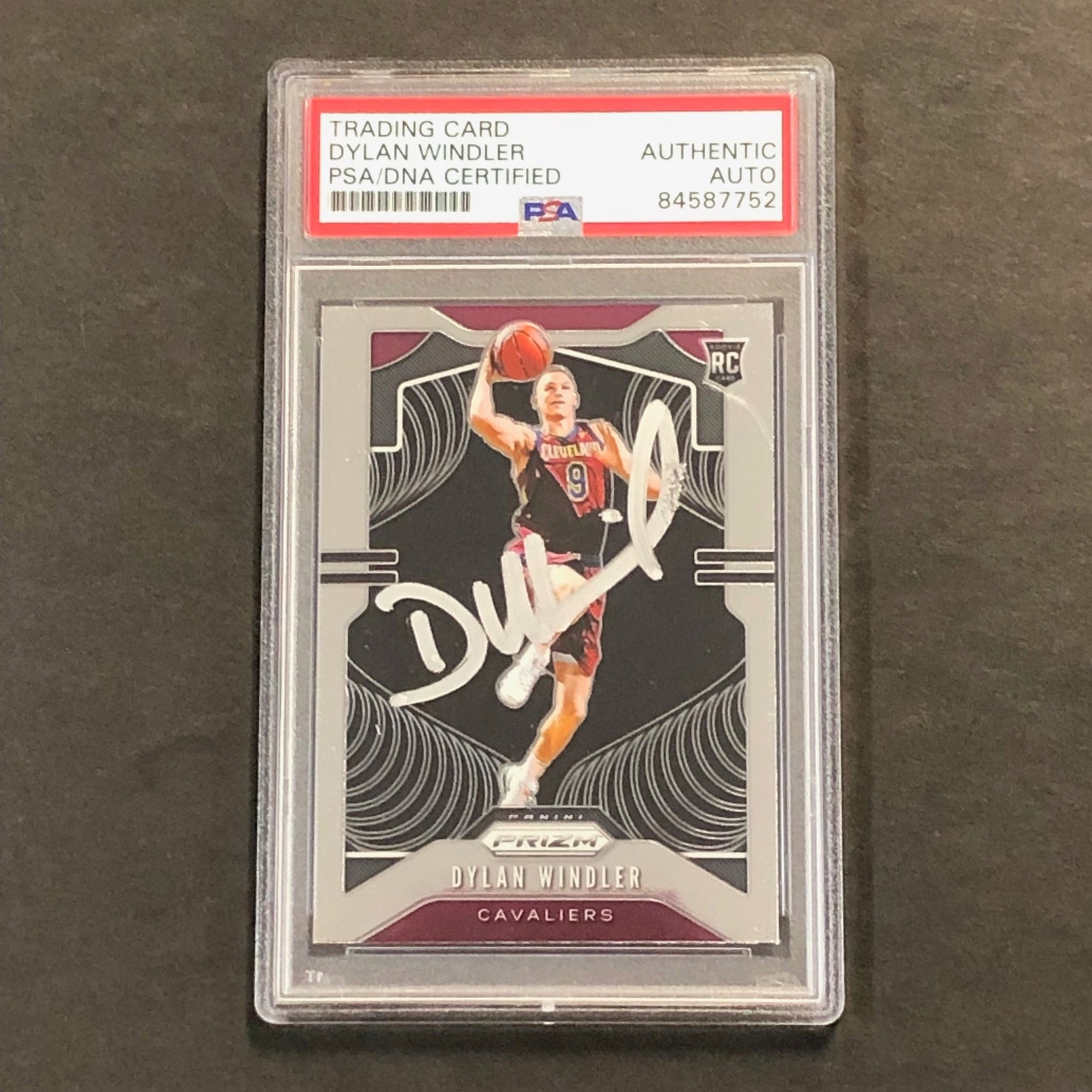 2019 Panini Prizm #270 Dylan Windler Signed Card AUTO PSA Slabbed RC Cavaliers