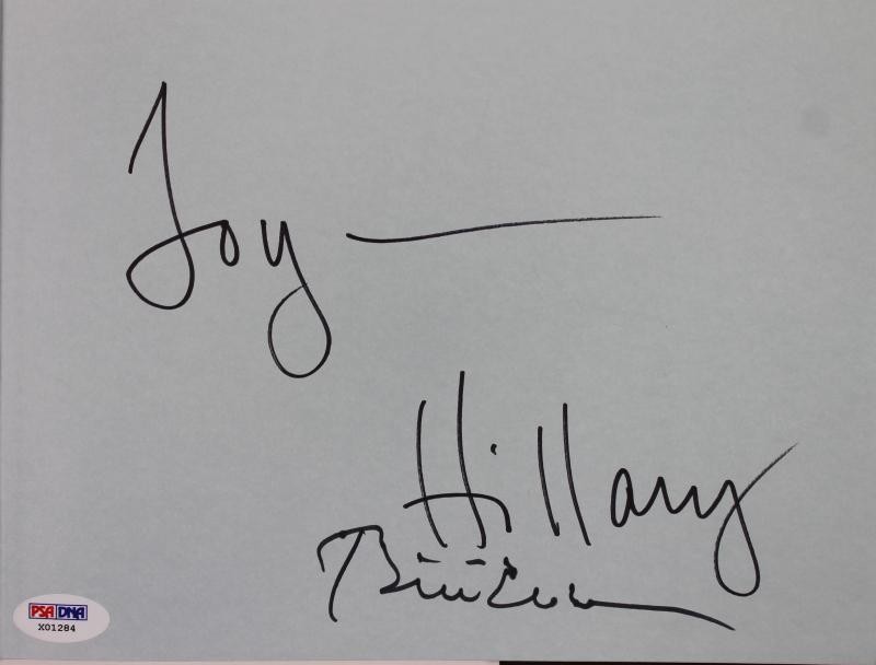 Bill & Hillary Clinton Authentic Signed The Clintons Book PSA/DNA #X01284