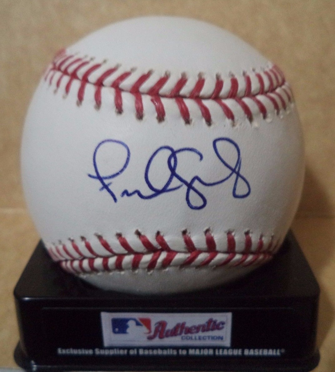 FREDI GONZALEZ ATL BRAVES/MARLINS SIGNED AUTOGRAPHED ROMLB M.L BASEBALL W/COA