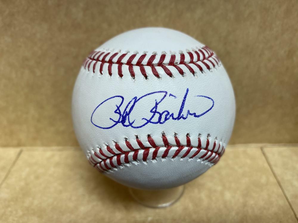 BOB BAILOR BLUE JAYS/ORIOLES/METS SIGNED AUTOGRAPHED M.L. BASEBALL W/ COA