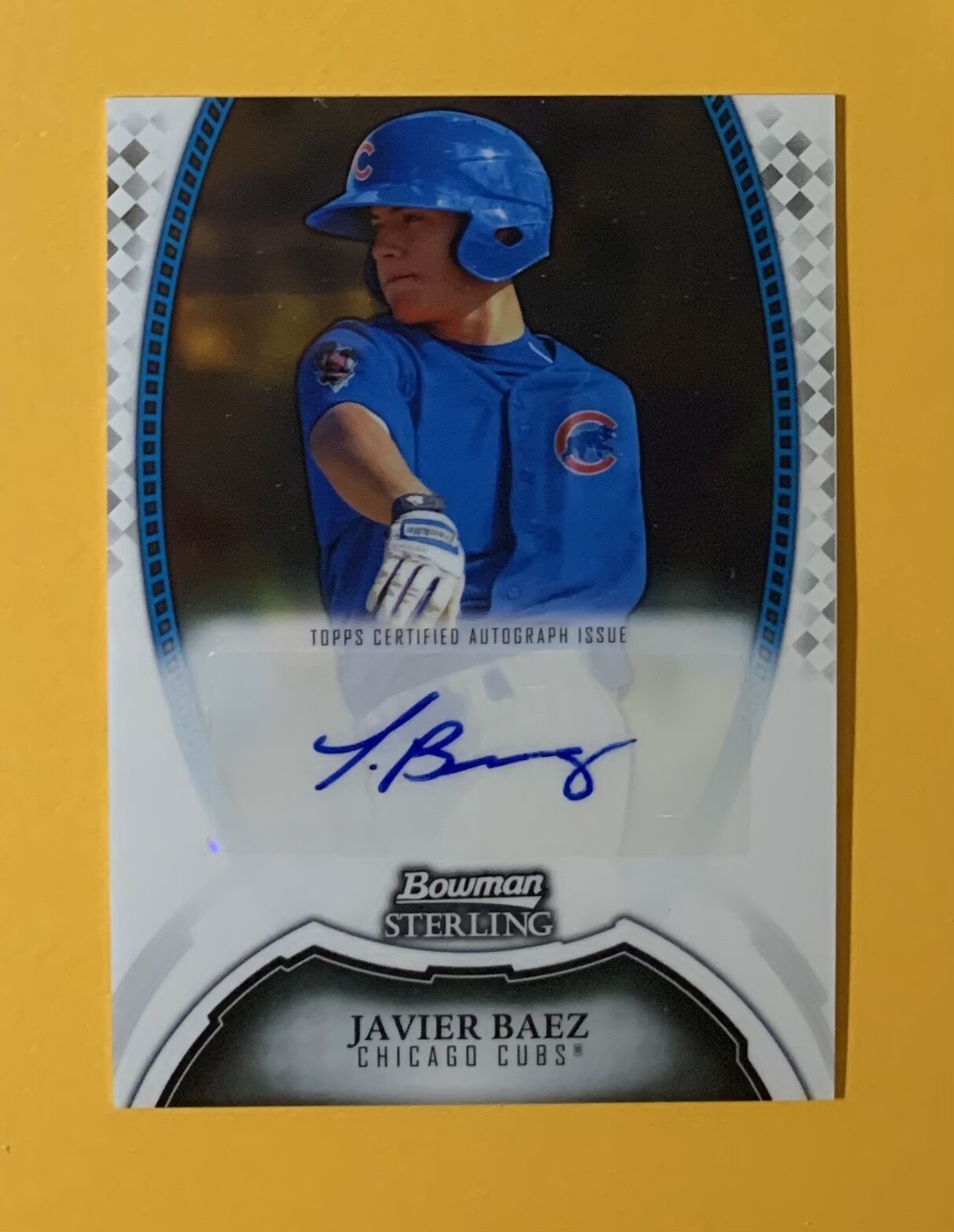 2011 BOWMAN STERLING JAVIER BAEZ AUTOGRAPH #BSP-JB CUBS