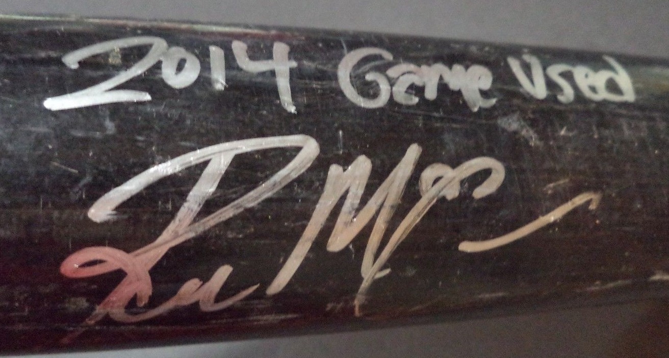 REESE MCGUIRE PITTSBURGH PIRATES SIGNED AUTOGRAPHED VICTUS GAME USED BAT W/COA A
