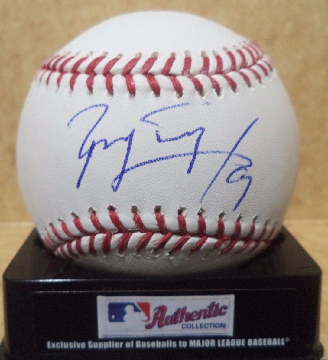 JOSE PERAZA CINCINNATI REDS SIGNED AUTOGRAPHED ROMLB BASEBALL W/COA