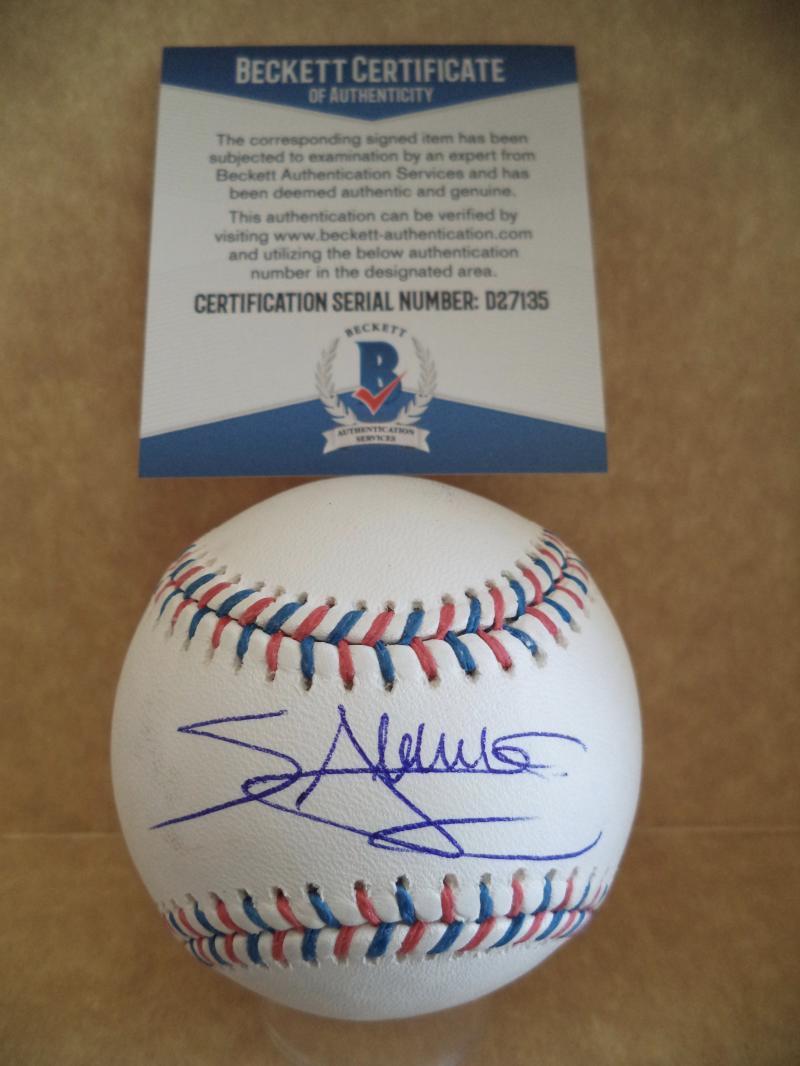 MIGUEL SANO MINNESOTA TWINS SIGNED AUTO 2017 ALL STAR BASEBALL BECKETT D27135
