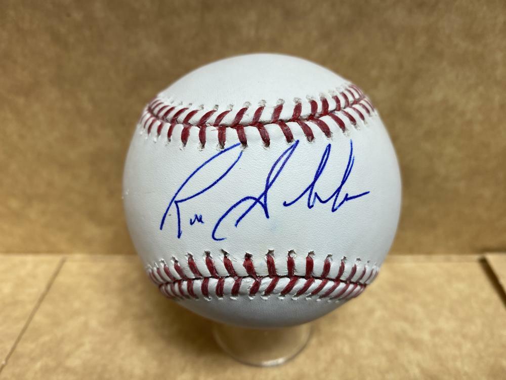 RON SCHUELER BRAVES/PHILLIES/PIRATES SIGNED AUTOGRAPHED M.L. BASEBALL W/ COA