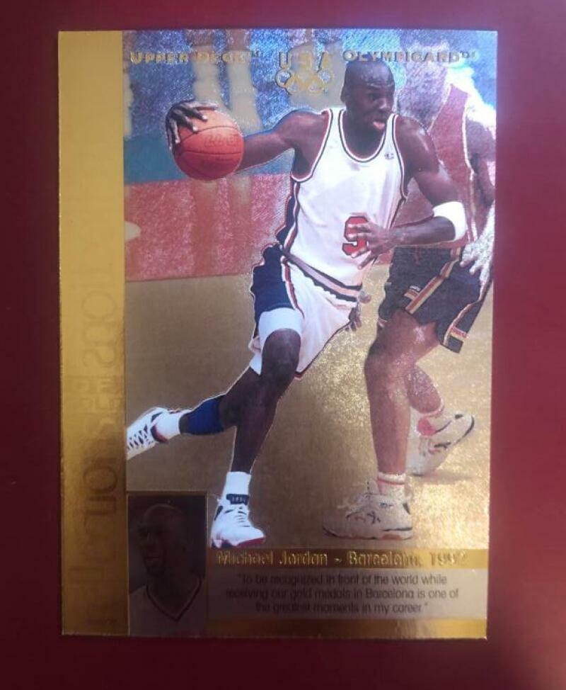 1996 UD REFLECTIONS USA REFLECTIONS MICHAEL JORDAN #RG1 CARD
