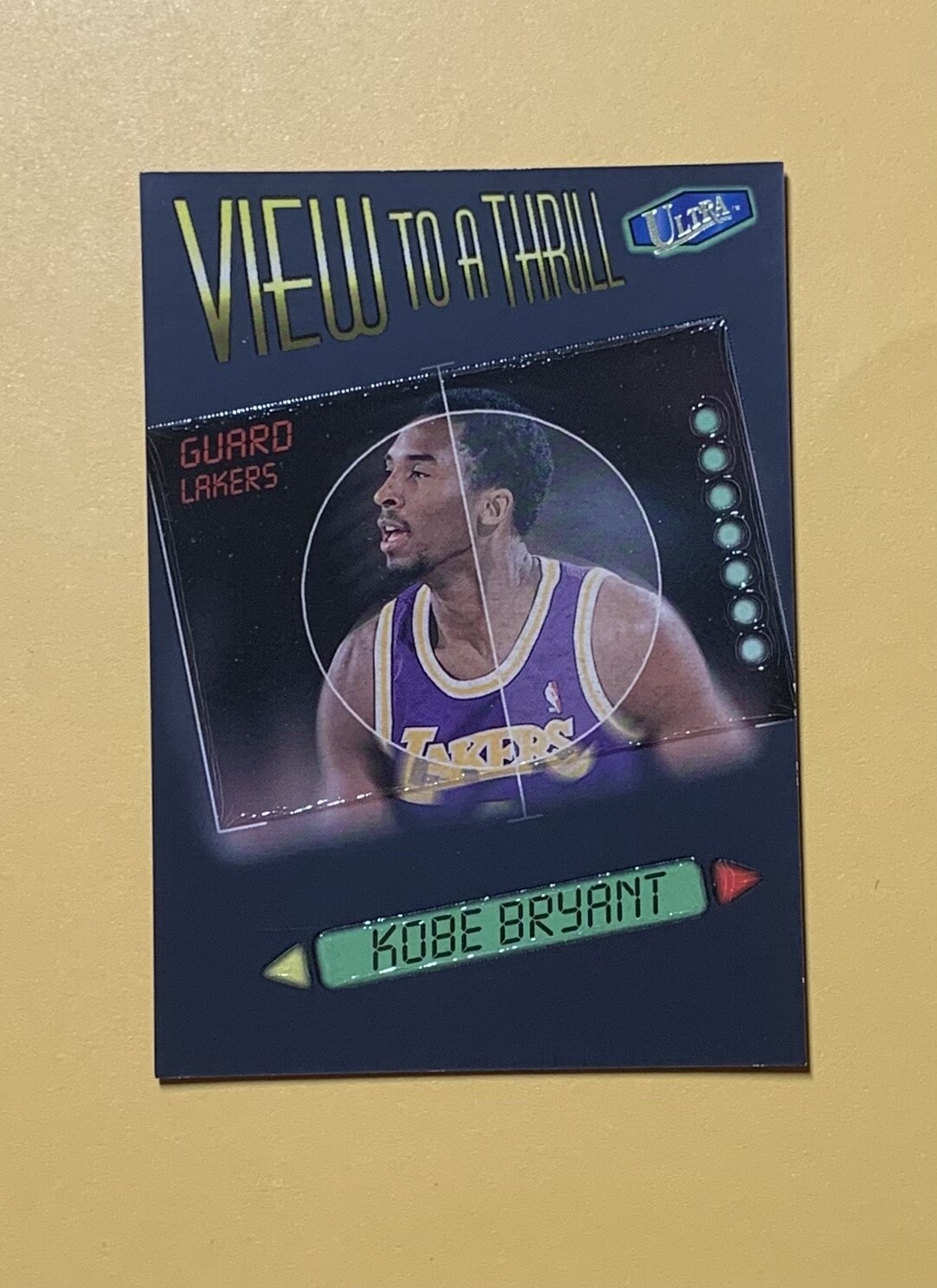 1998 FLEER ULTRA VIEW TO A THRILL KOBE BRYANT #3 LAKERS
