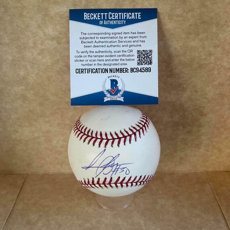 JOSE GUILLEN PIRATES/REDS/GIANTS SIGNED AUTOGRAPHED M.L BASEBALL BAS BC94589
