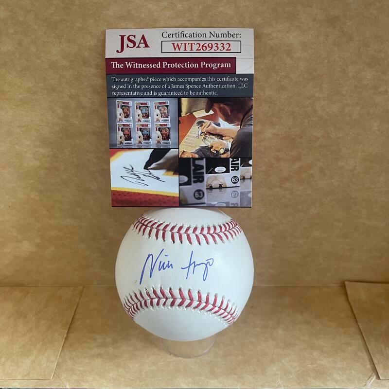 NICK GONZALES PITTSBURGH PIRATES SIGNED AUTOGRAPHED M.L. BASEBALL JSA WIT269332
