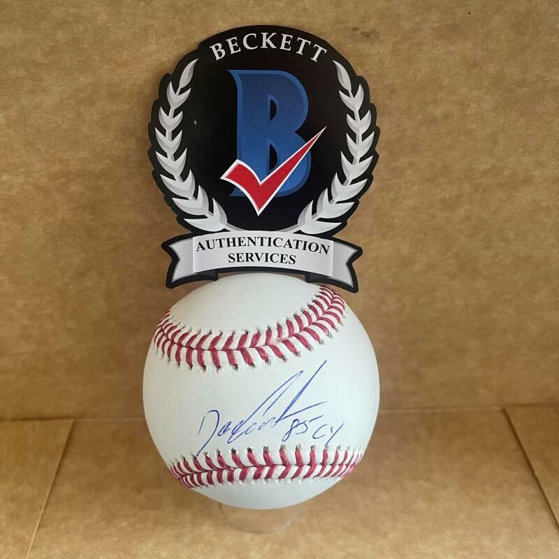 DOC GOODEN DWIGHT NEW YORK METS 85 CY SIGNED AUTO M.L. BASEBALL BAS WITNESS
