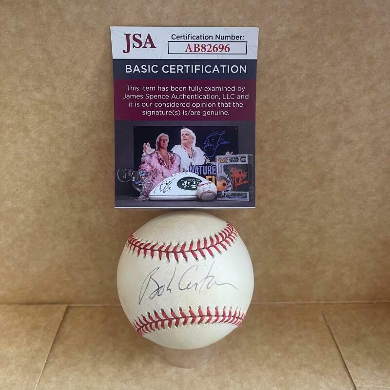 BOB COSTAS HOF LEGEND SIGNED AUTOGRAPHED 1997 WS BASEBALL JSA AB82696