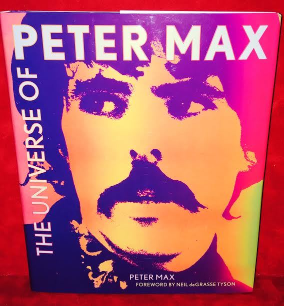 PETER MAX Signed Autograph Book The Universe Of Peter Max COA 1st Edition
