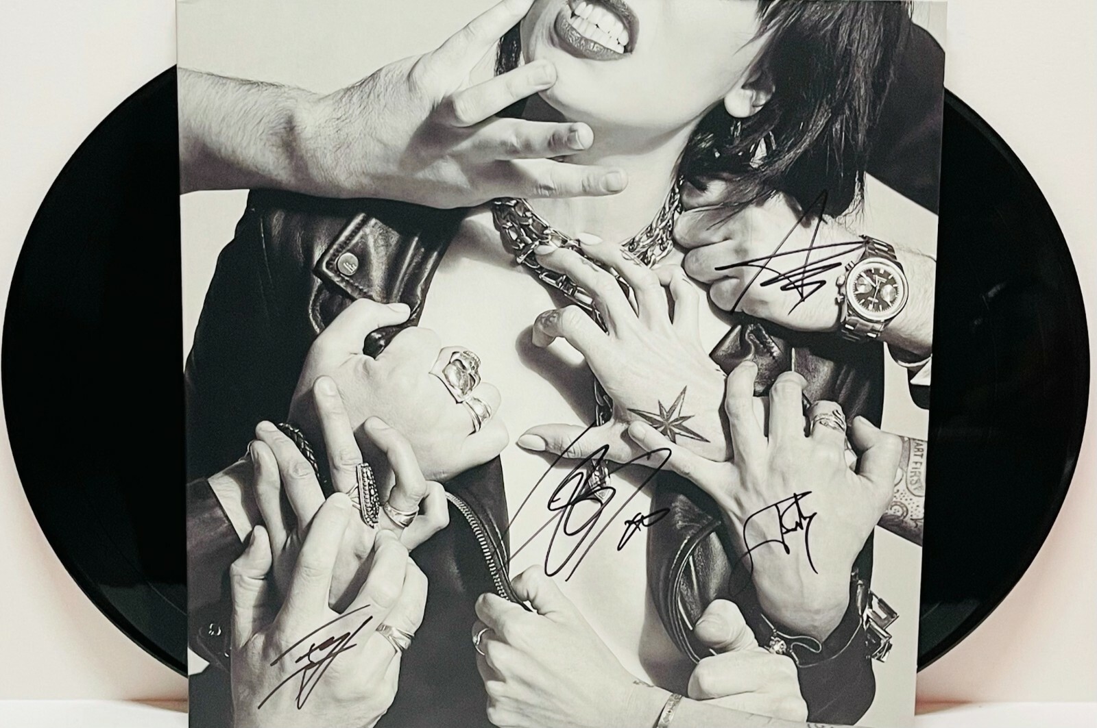 HALESTORM Signed Autograph Record Lizzy Hale+3 Vicious Double LP JSA
